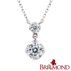 【BRILLMOND】GIA 30分 E/I1  18K白金典雅套鍊