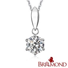 【BRILLMOND】GIA 30分D/VVS1 18K金典雅頂級鑽墜