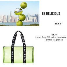美國專櫃禮 DKNY 透明防水 運動 沙灘包 圓筒包 側背包 瑜伽包 健身包 旅行包 DBT10
