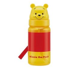 日本 迪士尼 Disney 小熊維尼 Pooh 造型吸管水壺( PBS3STD/350ML)