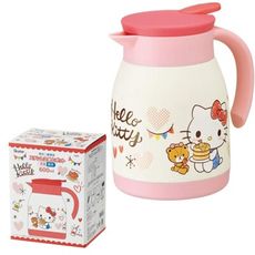 凱蒂貓 Hello Kitty 桌上型不鏽鋼保溫保冷水壺(VSP6/600ML)