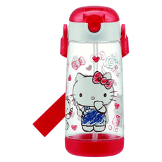 凱蒂貓 Hello Kitty 塑膠彈蓋吸管水壺(PDSH5/480ML)