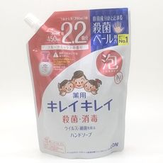 日本獅王 LION 泡沫洗手液補充包(水果型/450ML) 日本製