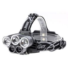 【LOTUS】新款 5LED 強光充電頭燈 夜釣狩獵 T6+LTS超強頭燈