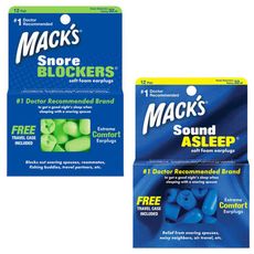【Macks】美國熱銷 泡棉耳塞 12副裝 送收納盒
