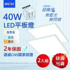 (2入組)HAFLY華豐利 LED 40W 60*60cm高效平板燈 直下式全電壓 取代傳統輕鋼架