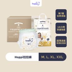 hoppi royaldream 皇家系列嬰兒尿布－褲型(M)－42片