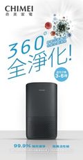 奇美 CHIMEI 3-6坪空氣清淨機(黑) AP-04SRGA