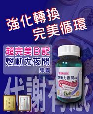 【仙女速成班】超完美日記-燃動力夜間膠囊 激燃輕纖/極致代謝