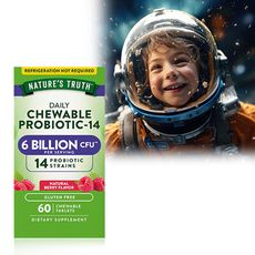 綠萃淨 兒童ProBio-14益生菌口含錠(60錠/瓶)-有效期至2026/10月