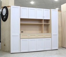 【歐風別館】米奇7.6尺楓木色餐櫃【基隆至台中免運費】