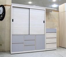 【歐風別館】佳德五尺白雪杉衣櫃+斗櫃【衣櫃門片緩衝五金】