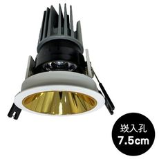 18PARK-防眩多層崁燈-玫瑰金 [全電壓,12W,黃光-3000K]