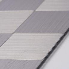 18PARK-方形構成壁貼-鋁塑板/黑銀 [黑銀]