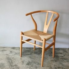 18PARK-Y chair [木質,原木色+黑皮墊]