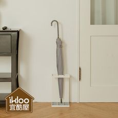 【ikloo】日式簡約長型6格鐵板傘架-2色可選 RSF09