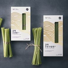 限時買一送一!【韓味不二】韓國原裝手工苷苔麵系列(手工苷苔麵400g/手工苷苔烏龍麵400g)