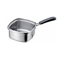 【日本下村工業】日本製方形不鏽鋼湯鍋/泡麵鍋(15CM)