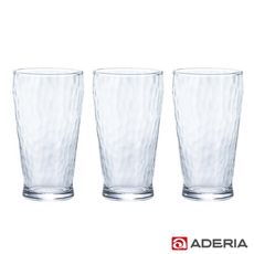 【ADERIA】日本進口泡泡玻璃杯300ml(3入組)