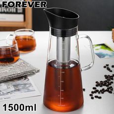 【日本FOREVER】耐熱玻璃冷泡茶/冷萃咖啡壺1500ml