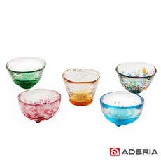【ADERIA】日本進口津輕系列玻璃碗5件禮盒組