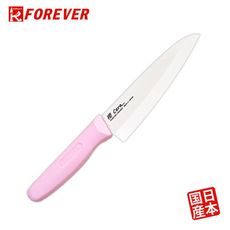 【FOREVER】日本製造鋒愛華櫻系列滑性陶瓷刀16CM(粉)