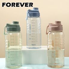 (買一送一)【日本FOREVER】可提式大容量攜帶運動水壺2200ml