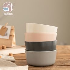 【韓國SSUEIM】Mariebel系列莫蘭迪陶瓷湯碗2件組13cm-灰色