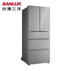 【SANLUX 台灣三洋】420L 五門對開 變頻 電冰箱 SR-C420EVGF 一級節能