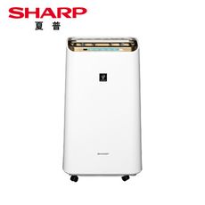 【SHARP 夏普】12L 自動除菌離子空氣清淨除濕機 自動偵測 除濕機 DW-L12FT-W