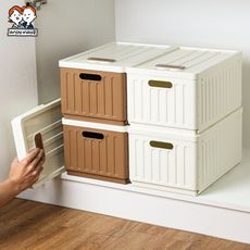 20L 加櫻可分類衣褲收納盒-帶蓋9格