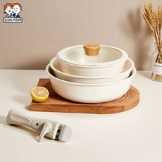 韓式陶瓷不沾鍋-5件套(AM-D901-5D)