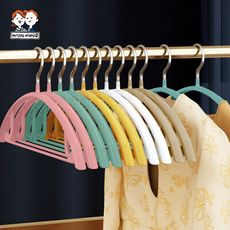 覆膜弧形防滑衣架(1入5支)