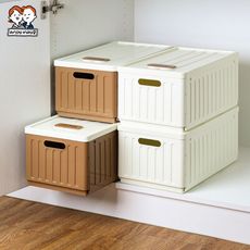 20L 加櫻可分類衣褲收納盒-2件套 (帶蓋無隔+帶蓋9格)