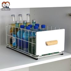原田系抽屜三段式調整置物架-收納籃40CM單層-大(OH-K305-C)