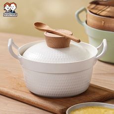 20CM 韓川陶瓷木蓋鍋-2件套
