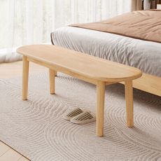 北歐實木床尾凳120cm 長凳 凳子 椅子 板凳 實木家具【Y11307】快樂生活網