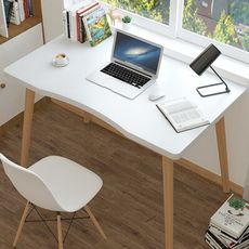 簡易弧形電腦桌100CM 電腦桌 辦公桌 書桌 餐桌 桌子【Y10964】快樂生活網