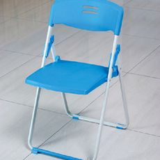 【ONE 生活】奇原扁管折合椅(藍)