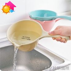 【溫度】加厚彩色塑膠水瓢(1入)(約長28x寬16cm)~3色隨機出貨/水勺/洗頭杯/洗澡瓢