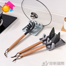 【溫度】多功能家用鍋鏟架(1入)(約長14.5x寬13cm)~3色隨機出貨(白、灰、藍)/置物架