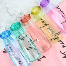 韓國超人氣防漏鑽石隨行杯 學生杯  糖果系列 輕便造型水杯 620ml (A015)