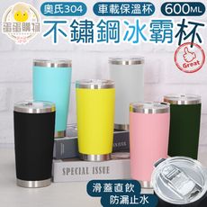 20OZ不鏽鋼冰壩杯 保溫杯 隨手杯 汽車水杯 糖果色 (送杯刷) A064