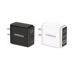 OWEIDA 20W PD QC 3.0 充電器 快充頭 充電頭 豆腐頭 液晶顯示