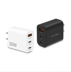 POLYWELL 30W GaN 氮化鎵 PD 快充頭 充電頭 充電器 USB C A