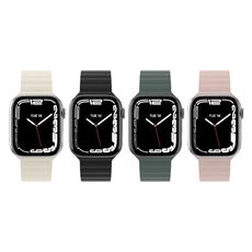 魚骨牌 MAGEASY磁吸矽膠錶帶Apple watch 38 40 41 42 44 45 49