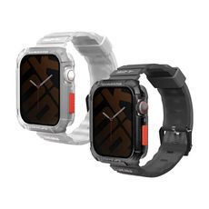 Skinarma 矽膠錶帶保護殼 一體成型 適用 Apple Watch 44 45 mm