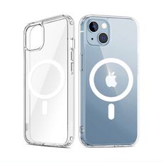 POLYWELL 透明 磁吸式 手機殼 保護殼 防摔殼 支援 MagSafe 適 iPhone 15