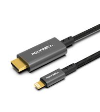 POLYWELL Lightning 轉 HDMI 影音 轉接線 轉接頭 傳輸線 1080P