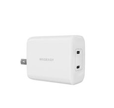 MAGEASY 45W GaN 氮化鎵 雙孔 電源供應器 快充頭 充電頭 適 iPhone 16